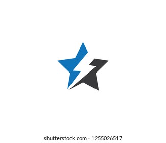 Thunderbolt icon illustration