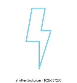Thunderbolt isolated symbol