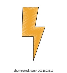 Thunderbolt isolated symbol