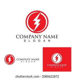Logo y símbolo del relámpago de los tornillos de seguridad