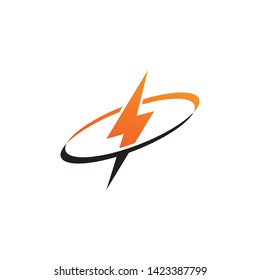 thunderbolt logo and symbol flash