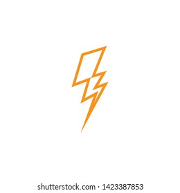 thunderbolt logo and symbol flash