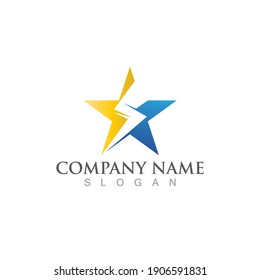 Thunderbolt logo and symbol vector