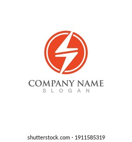 Thunderbolt Logo Symbol Vector Stock Vector (Royalty Free) 1911585319 ...