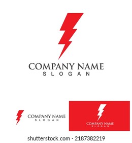 Thunderbolt logo and symbol vector