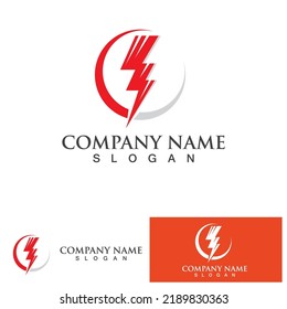 Thunderbolt logo and symbol vector