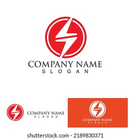 Thunderbolt logo and symbol vector