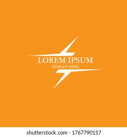 Logo und Vektorgrafik mit Unterblitz