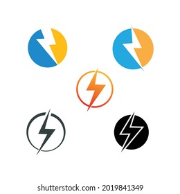 Thunderbolt  Logo Template vector icon illustration design