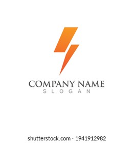 Thunderbolt logo vector icon app