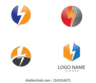 Thunderbolt symbol illustration