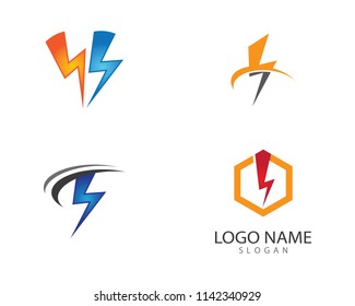 Thunderbolt symbol illustration