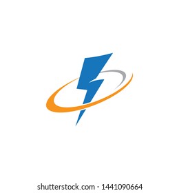 Thunderbolt vector icon illustration design