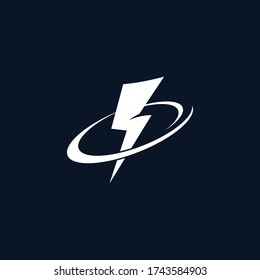 Thunderbolt vector icon illustration design