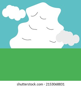 Thunderhead on the range to happen in summer