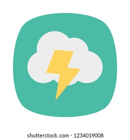 thunderstorm icon.