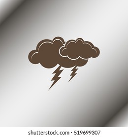 Thunderstorm Icon.