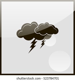 Thunderstorm Icon.