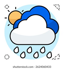 Ícone de tempestade com design perfeito