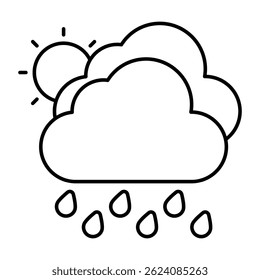 Ícone de tempestade com design perfeito