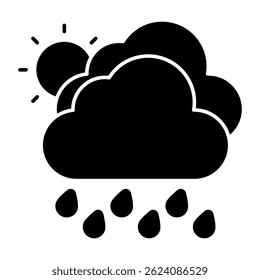 Ícone de tempestade com design perfeito