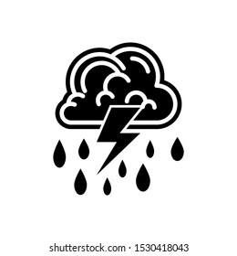 Thunderstorm Icon Vector. Eps 10