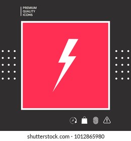 Thunderstorm lightning icon