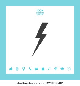 Thunderstorm lightning icon