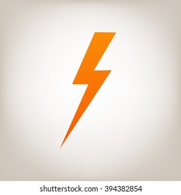 Thunderstorm lightning icon