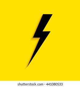 Thunderstorm lightning icon