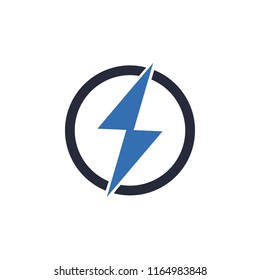 Thunderstorm, Lightning Icon, Flash icon, lightning icon. vector illustration