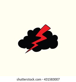 Thunderstorm Lightning Weather Icon