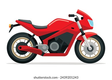 Thunderstride motorcycle vector illustration artwork