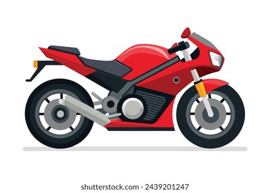 Thunderstride motorcycle vector illustration artwork