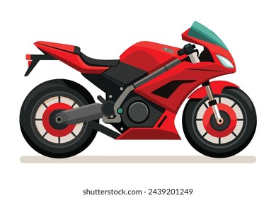 Ilustración vectorial de motocicleta Thunderstride