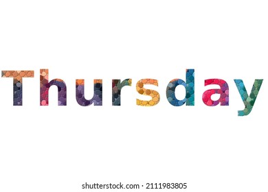 27,391 Thursday text Images, Stock Photos & Vectors | Shutterstock