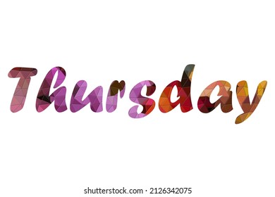 27,391 Thursday text Images, Stock Photos & Vectors | Shutterstock