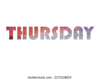 27,391 Thursday text Images, Stock Photos & Vectors | Shutterstock