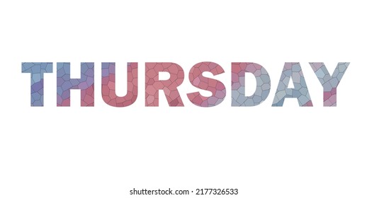 thursday-colorful-typography-text-banner-vector-stock-vector-royalty