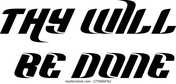 Se harán, fe cristiana, tipografía para imprimir o usar como afiche, tarjeta, volante o camiseta
