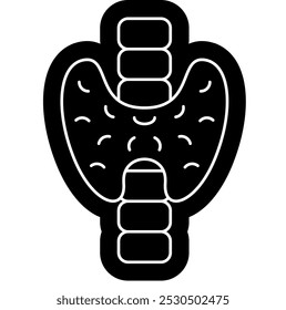 Thyroid Icon, Body human anatomy