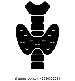 Thyroid Icon, Body human anatomy