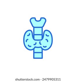 Schilddrüsensymbol, menschliche Anatomie Körper