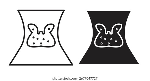 Conjunto de iconos de tiroides, arte de línea y diseño de glifos. Eps10