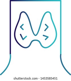 Thyroid icon for your project
