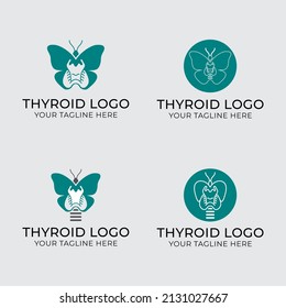 Thyroid Logo, Thyroid Icon, Trendy And Modern Thyroid Symbol For Logo. Medical Collection Vector Illustration.