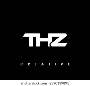 THZ Letter Initial Logo Design Template Vector Illustration