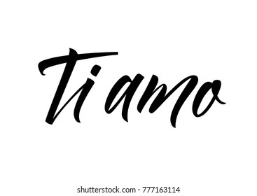 Ti Amo Lettering