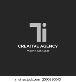 Ti Creative Agency Logo Vector