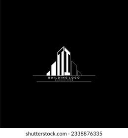 TI initial monogram logo for real estate with building style